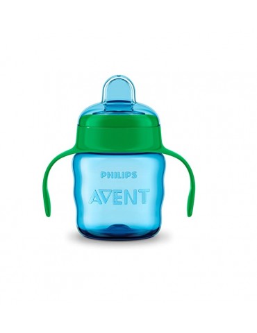 TAZA AGUA 200ML 6M+ AZUL